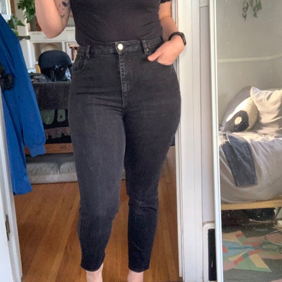ASOS Black High Waisted Jeans - Picture 5 of 5